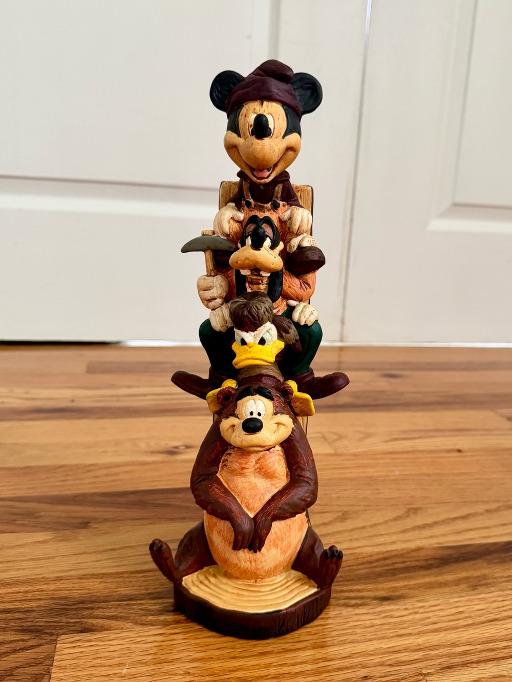 Disney Parks Wilderness Lodge Mickey & Friends Totem Pole Resin Figurine